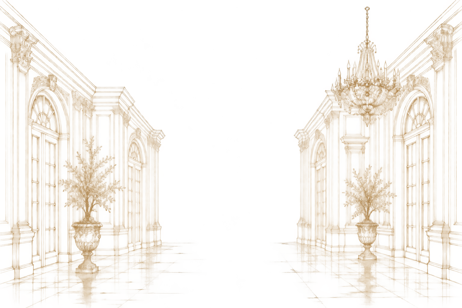 Galería de la villa